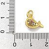 Rack Plating Brass Micro Pave Cubic Zirconia Charms KK-I718-03G-D-3