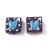 Handmade Lampwork Enamel Beads LAMP-G147-02B-1