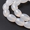 Natural White Agate Beads Strands G-C247-01B-5