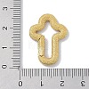 Rack Plating Brass Micro Pave Cubic Zirconia Spring Gate Rings Clasps KK-NH0002-13G-02-3