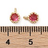 Brass Pave Cubic Zirconia Pendants KK-H204-03KCG-05-3