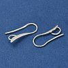 Brass Earring Hooks KK-H502-12S-2