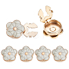 6Pcs Zinc Alloy Cufflinks BUTT-ME0001-50B-02-1