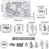 CHGCRAFT 160Pcs 8 Style Tibetan Style Alloy Pendants TIBEP-CA0001-08-2