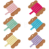 6 Colors Polyamide Pleated Elastic Lace Trim EW-FG0001-04-1