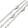 Tarnish Resistant 304 Stainless Steel Mushroom Link Chains STAS-B041-11P-1