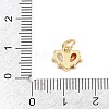 Valentine's Day Brass Micro Pave Red Cubic Zirconia Pendants KK-E798-10D-G-3