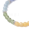 Chakra Natural Mixed Gemstone Beads Stretch Bracelets for Women BJEW-JB13200-02-4