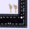 10Pcs Brass Micro Pave Cubic Zirconia Pendants KK-SZ0006-20-8