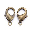Antique Bronze Brass Lobster Claw Clasps X-KK-903-AB-NF-3