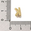 Rack Plating Brass Micro Pave Clear Cubic Zirconia Beads KK-G500-30G-K-3