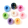 UV Plating Opaque Acrylic European Beads OACR-M027-03O-2