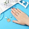 Brass Ring Components KK-C3044-10mm-S-2