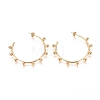 304 Stainless Steel Stud Earrings EJEW-E258-07B-G-1