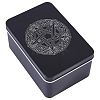 Knot & Star Printed Iron Tarot Card Collection Boxes AJEW-CN0007-91A-1