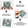 Square PVC 3D Self Adhesive Mosaic Pattern Stickers DIY-WH0260-84D-4