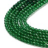 Transparent Gradient Color Glass Beads Strands GLAA-H021-01A-33-3