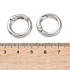 Zinc Alloy Spring Gate Rings FIND-K026-06P-3