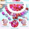 50Pcs 15 Styles Resin Rhinestone & Acrylic Beads Findings Kits DIY-CJ0003-30-3