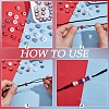 3Pcs Acrylic Hair Pin Bun Maker OHAR-PA0001-02-5