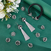 24Pcs Tibetan Style Alloy Bead Caps TIBE-PH0002-63AS-4