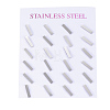 304 Stainless Steel Stud Earrings X-EJEW-H350-24P-3