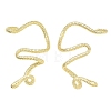Brass Cuff Earrings for Women EJEW-A167-11G-4