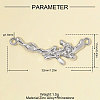 Zinc Alloy with Crystal Rhinestone Connector Charms RB-OY001-95P-2