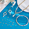 90Pcs 3 Styles Rack Plating Brass Spacer Beads KK-PH0012-66-2
