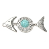 Tibetan Style Alloy Big Pendants FIND-D037-04AS-1