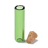 Tube Glass Cork Bottles Ornament AJEW-O032-04D-3