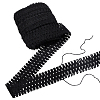 Cotton Tassel Lace Ribbon OCOR-WH0105-197B-1