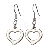 CCB Plastic Heart Dangle Earrings EJEW-JE05500-3