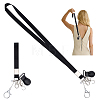 2Pcs Alloy & 304 Stainless Steel Clasps & ABS Plastic Pearl Beaded Zipper Helpers HJEW-PH02480-1