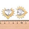 Valentine's Day 304 Stainless Steel Pendants STAS-G398-01GP-3