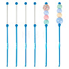 4Pcs DIY Alloy Beadable Crochet Hooks AJEW-TA0003-50E-1