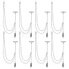 8Pcs Alloy Pendant Decorations HJEW-DC00189-1