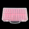 20 Slots Plastic Craft Organizer Case PW-WG35538-02-2