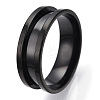 201 Stainless Steel Grooved Finger Ring Settings RJEW-TAC0017-8mm-06B-2