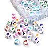 304Pcs 8 Colors White Opaque Acrylic Beads MACR-YW0001-92-4