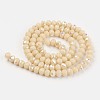 Electroplate Opaque Solid Color Glass Beads Strands LS-EGLA-A034-P8mm-L14-2