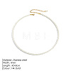 Elegant High-Quality Non-Fading 4mm Round Natural Pearl Beaded Necklaces for Women VI2074-3-1