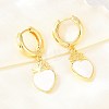 Valentine's Day Brass Hoop Earrings EJEW-Z164-11G-01-3