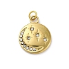 304 Stainless Steel Rhinestone Pendants STAS-E550-08G-1