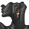 304 Stainless Steel MIYUKI Glass Seed Beads Bird Dangle Earrings EJEW-MZ00555-03-2