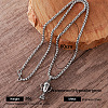 304 Stainless Steel Sports Pendant Necklaces for Men DC6547-6-1
