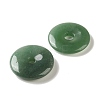 Natural Green Aventurine Chinese Safety Buckle Pendants G-B192-02A-2