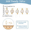 70Pcs Natural Cultured Freshwater Pearl Charms FIND-CN0001-43G-2