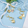 4Pcs Brass Locket Pendant Decorations KEYC-HS00021-4