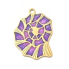 Ocean Theme 304 Stainless Steel Enamel Pendants STAS-G373-01B-02-1